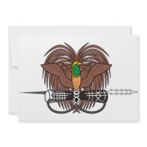 Papua New Guinea Coat of Arms Invitations