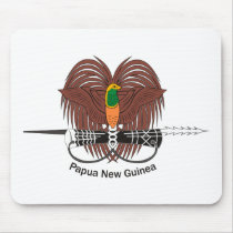 Papua New Guinea Coat of Arms Mousepad
