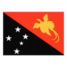 Papua New Guinea Flag Invitations