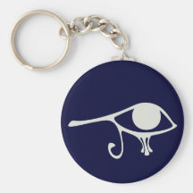 Papyrus Eye of Horus Key Chains