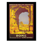 Par le train de luxe Rome Express Post Card