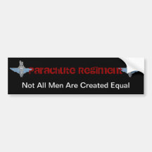 parachute regiment - equal bumper stickers
