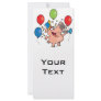 parade celebration party pig cartoon rack card template
