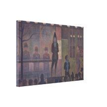 Parade de Cirque by Georges Seurat Canvas Print