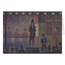 Parade de Cirque by Georges Seurat Greeting Card