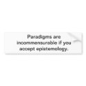 Paradigm Sticker bumper stickers