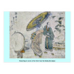 Parading in snow at the New Year by Kubo,Shunman Post Cards