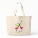 "Paradise Awakening"--Pink flamingo & Martini bags