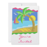 Paradise Beach Personalized Announcement