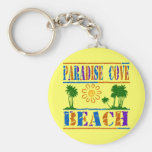 Paradise Cove Beach Key Chain