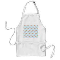 Paradise Fish Pattern on Blue. Apron