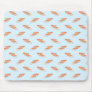 Paradise Fish Pattern on Blue. Mousepad
