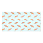Paradise Fish Pattern on Blue. Watercolor. Custom. photo cards