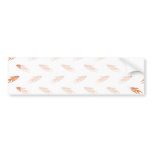 Paradise Fish Pattern. Watercolor. Custom. bumper stickers