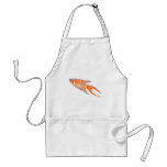 Paradise Fish Watercolor Painting. Custom. aprons