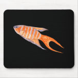 Paradise Fish Watercolor Painting. Custom. mousepads