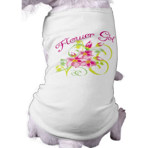 Paradise Flowergirl T-shirts and Gifts Pet Clothing