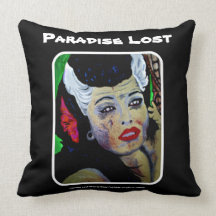 'Paradise Lost' Tiki Zombie American MoJo Pillow