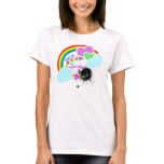 paradox: Rainbow Splats and Butterflies too t-shirts