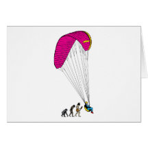 Paragliding Greeting Cards