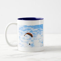 Paragliding in the Clouds - Customisable Mug