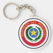 Paraguay Coat of Arms Keychain