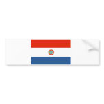 Paraguay Flag bumper stickers