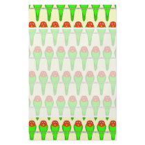 Parakeet Birds Pattern. Flyer