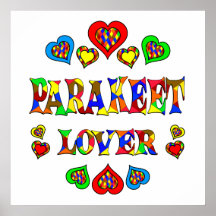 Parakeet Lover Poster