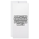 Paralegal...Ninja rack cards