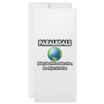 Paralegals...Making the World a Better Place rack cards