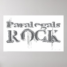 Paralegals Rock Posters