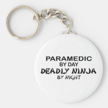 Paramedic Deadly Ninja by Night Key Chains