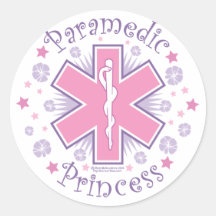 Paramedic Princess Sticker