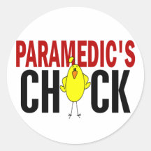 PARAMEDIC’S CHICK STICKER
