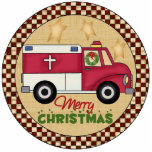 Paramedics Christmas Tree Ornament Cut Out
