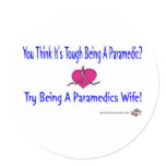 Paramedics Wife Sticker