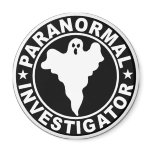 Paranormal Investigator Logo Supernatural Ghost magnets