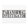Paranormal Investigator Postcard