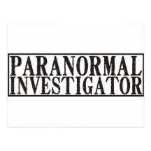 Paranormal Investigator Postcard
