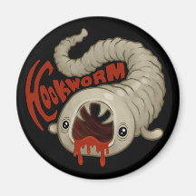 PARASITES: Hookworm (Necator) Fridge Magnet
