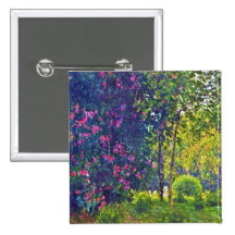 Parc Monceau Claude Monet Pinback Buttons