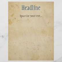 Parchment Full Color Flyer