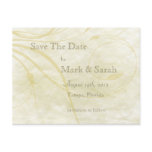 Parchment Leafy Flourish Save The Date postcards