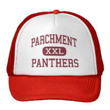 Parchment - Panthers - Middle - Kalamazoo Michigan Trucker Hat