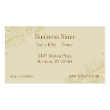 Parchment Scroll Business Cards