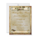 Parchment Scroll Holiday Invitation