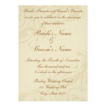 Parchment Scroll Wedding Invitations