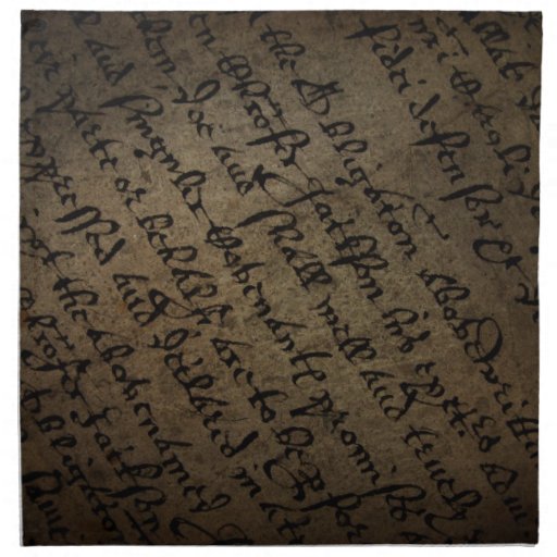 Parchment paper writing