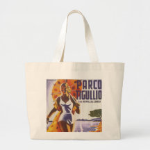 Parco Tigullio Italian Travel Poster Bags